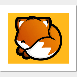 Sleepy Fox Posters and Art